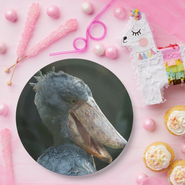Smiling Shoebill Paper Plates (Party)