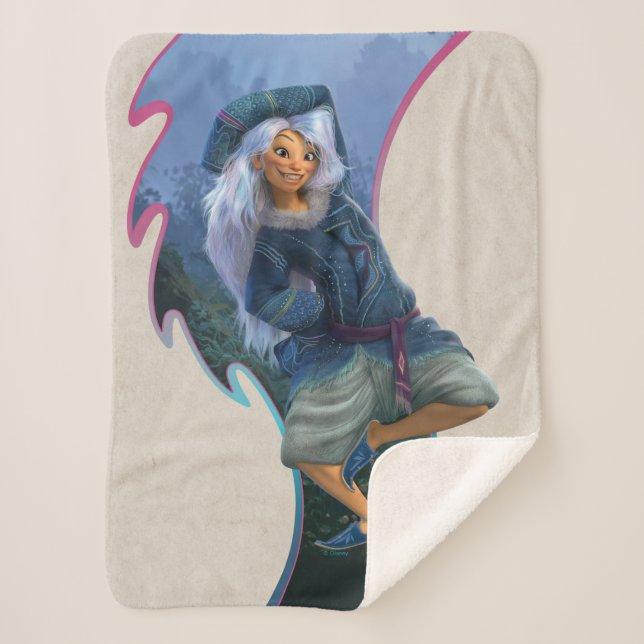 Smiling Sisu Sherpa Blanket (Front)