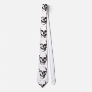 Smiling Skull Custom Ties