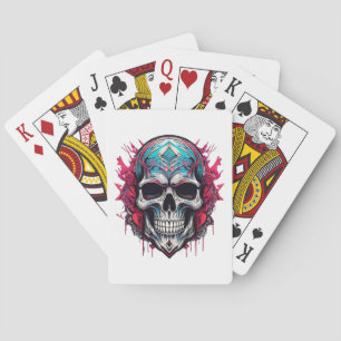 Smiling Skull 💀 Poker Cards