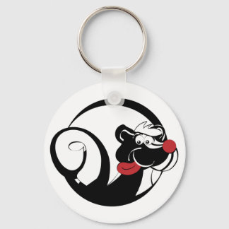 Smiling Skunk Keychain