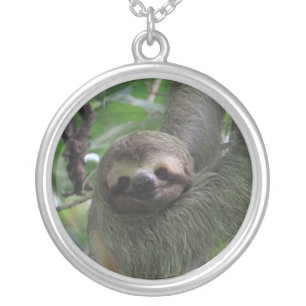 Smiling Sloth Necklace