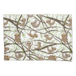 Smiling Sloth Pattern Pillow Case