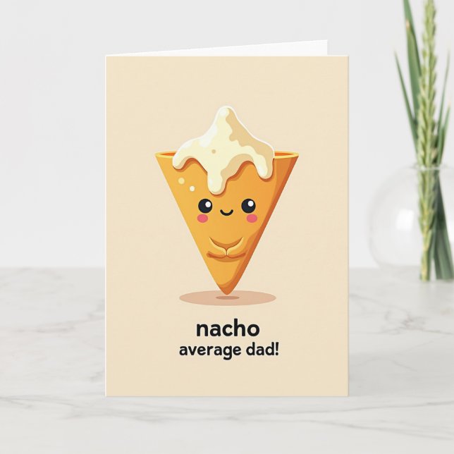 Smiling Snack Fathers Day Card (Front)