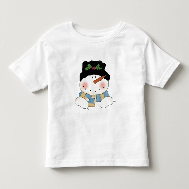 Smiling  Snowman Tshirts and Gifts (Front)