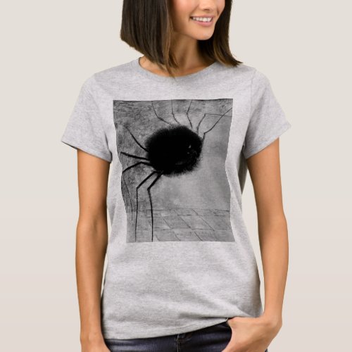 Smiling Spider by Odilon Redon Vintage Halloween T_Shirt