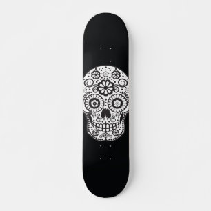Smiling Sugar Skull Skateboard Deck