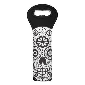 Smiling Sugar Skull Wine Bag