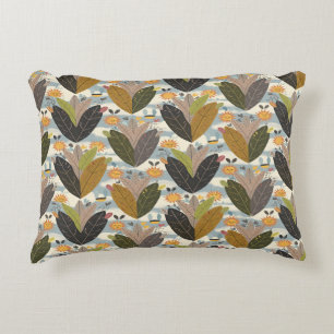 Smiling sun accent pillow