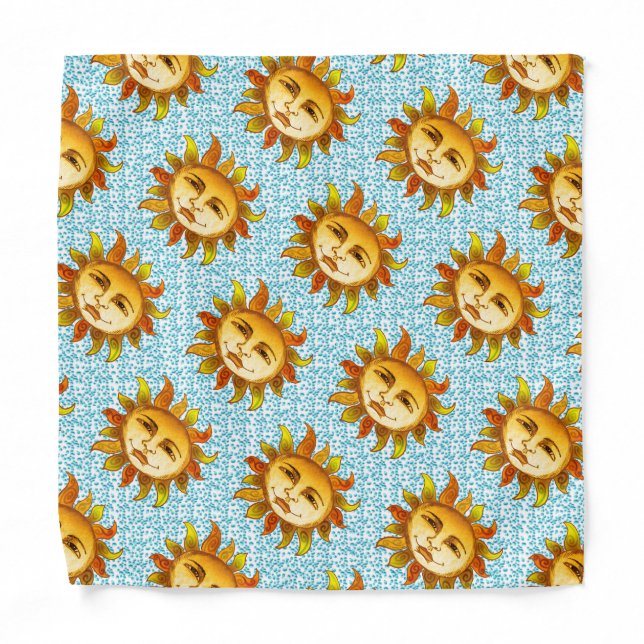 Smiling Sun Bandana (Front)