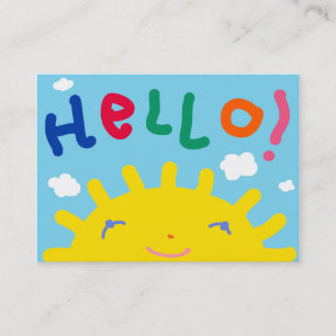 Smiling Sun business card
