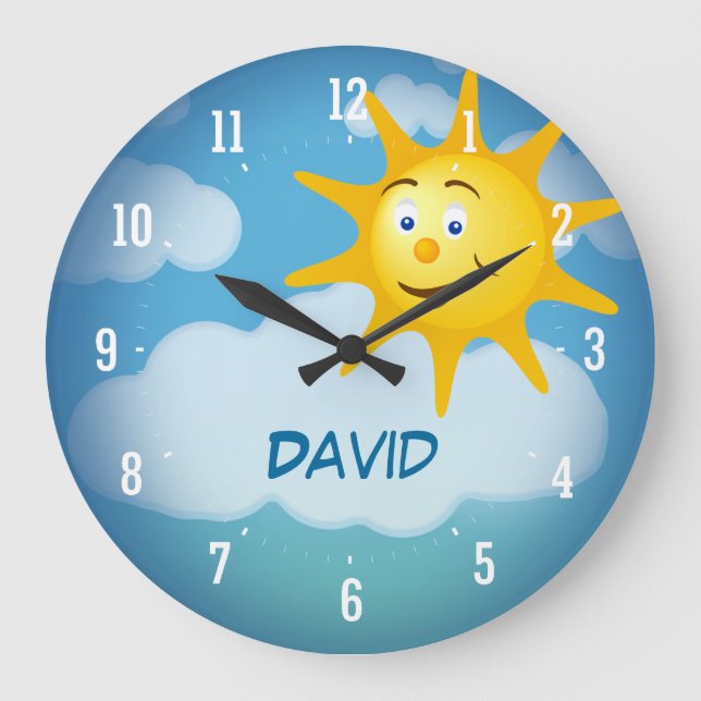 Smiling Sun | Decorative Clock (Front)