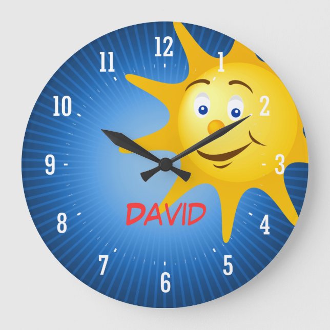 Smiling Sun | Decorative Clock (Front)
