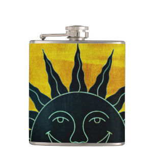 Smiling Sun Flask