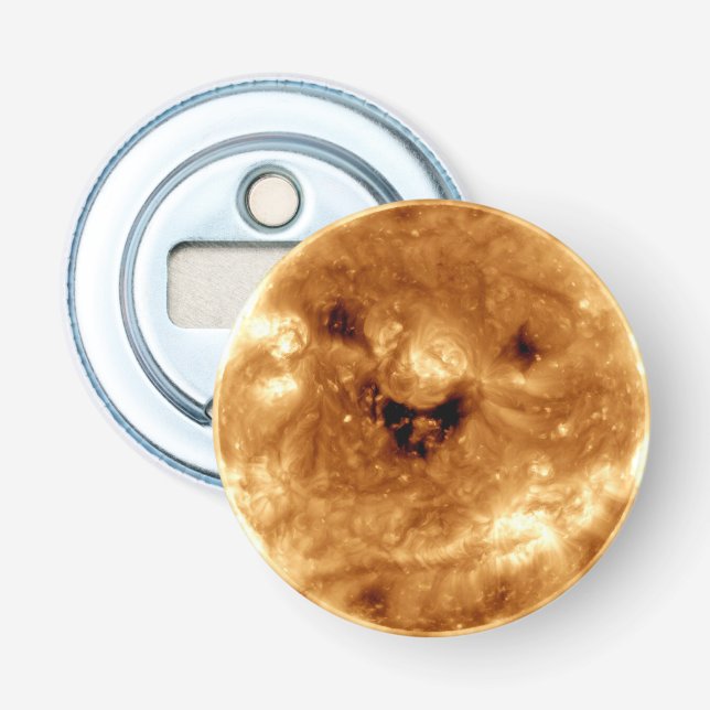 Smiling Sun From NASA Solar Observatory Bottle Opener (Front)