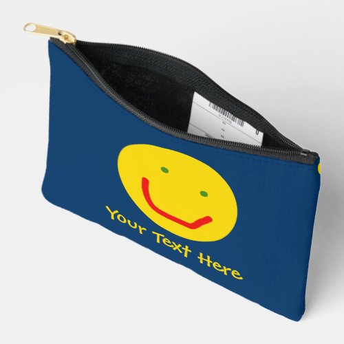 Smiling Sun Happy Face Accessory Pouch