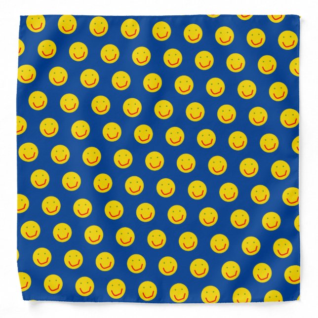 Smiling Sun Happy Face Bandana (Front)