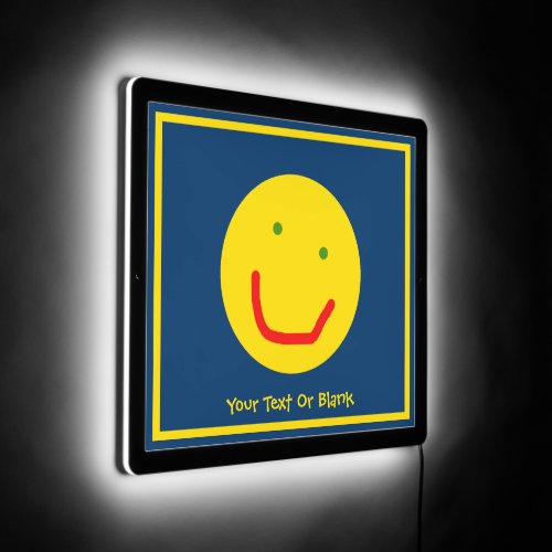 Smiling Sun Happy Face LED Sign