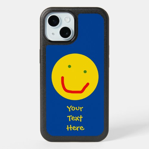 Smiling Sun Happy Face iPhone 15 Case