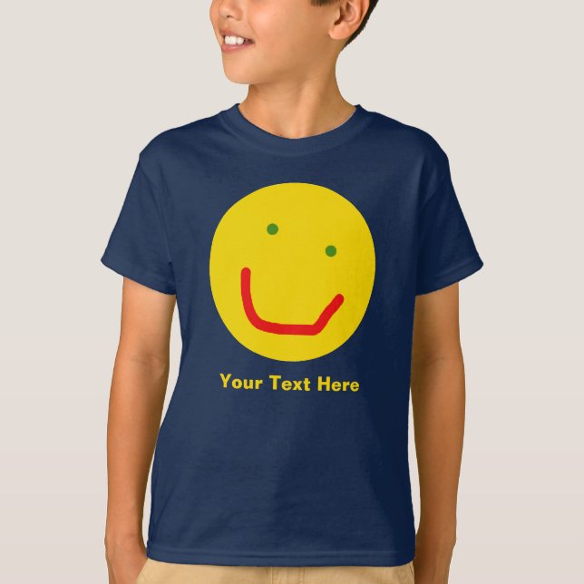 Smiling Sun Happy Face T-Shirt (Front)