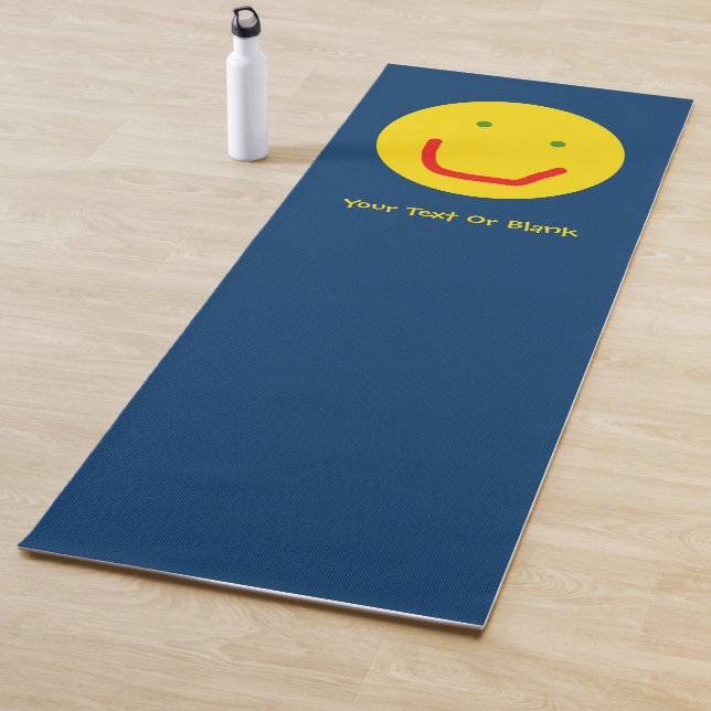 Smiling Sun Happy Face Yoga Mat (In Situ)