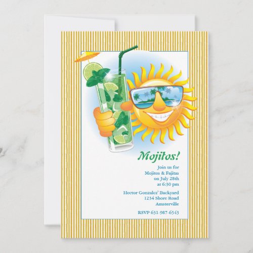 Smiling Sun Invitation
