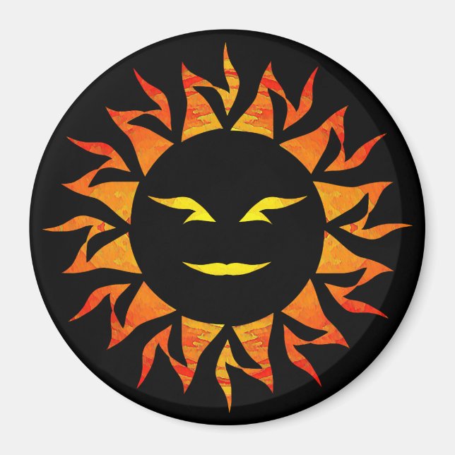 Smiling Sun Magnet (Front)