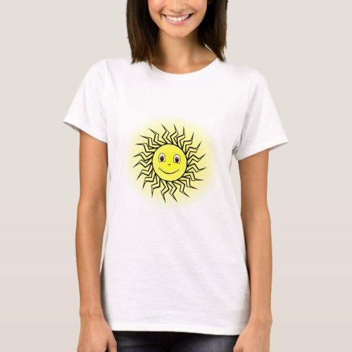 Smiling Sun T_Shirt