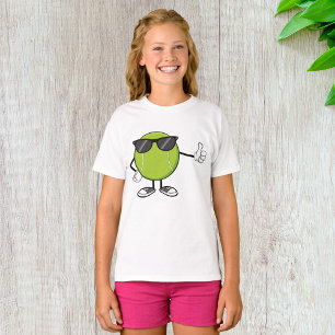 Smiling Tennis Ball with Shades T-Shirt