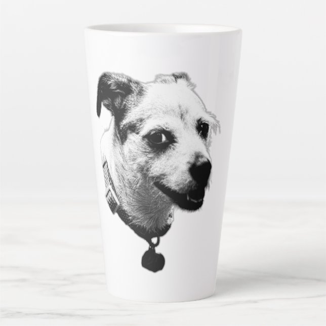 Smiling Terrier Mix Coffee Mug (Front)