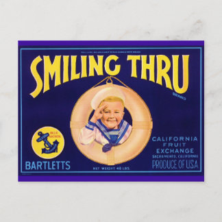 Smiling Thru Postcard