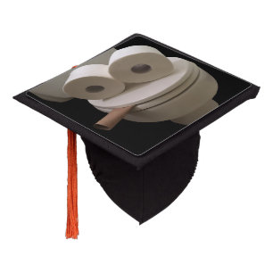 Smiling Toilet Face Graduation Cap Topper