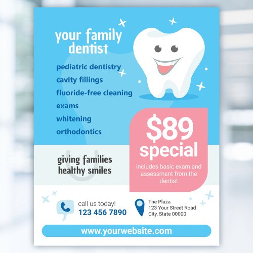 Smiling Tooth Dental Flyer