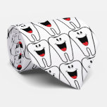 Smiling Tooth For Dentist Tie at Zazzle
