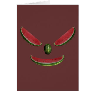 Smiling Watermelon Face