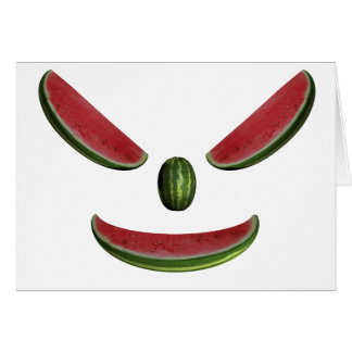 Smiling Watermelon Face