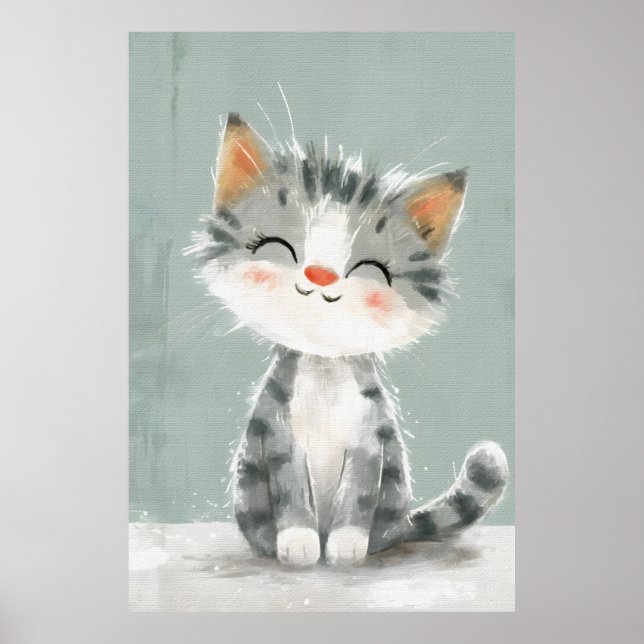 Smiling Whiskers Poster (Front)