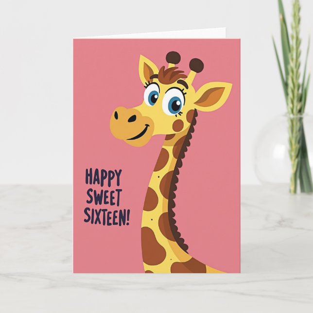 Smiling Yellow Creature Card (Front)
