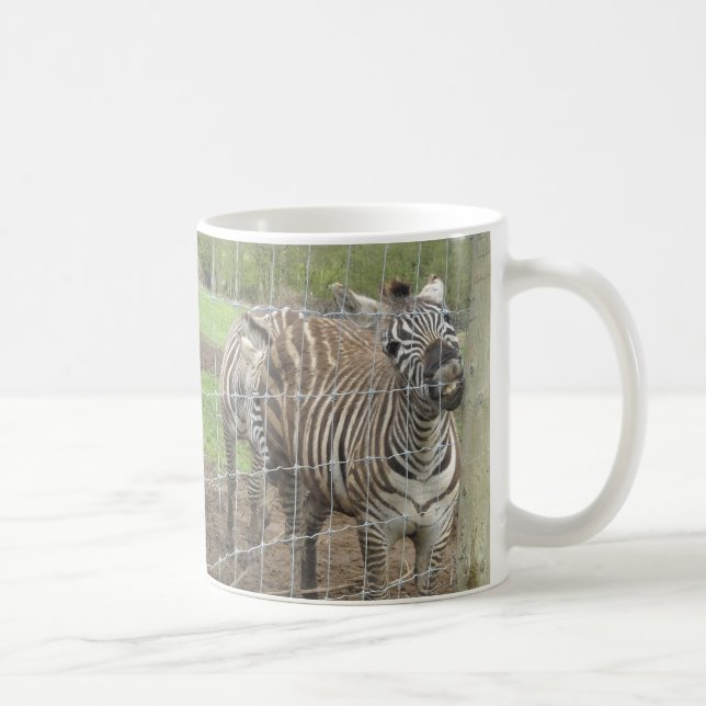 Smiling Zebra Coffee Mug (Right)