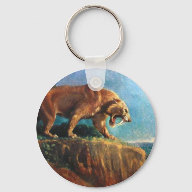 smilodon keychain (Front)