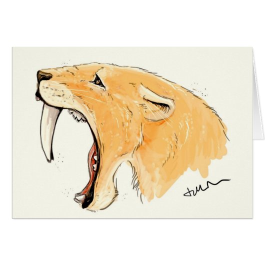 Smilodon Roar Cards (Front Horizontal)
