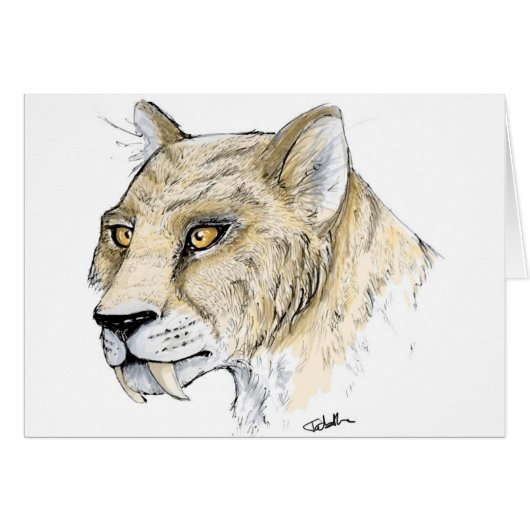 Smilodon (Saber-tooth) Cards (Front Horizontal)