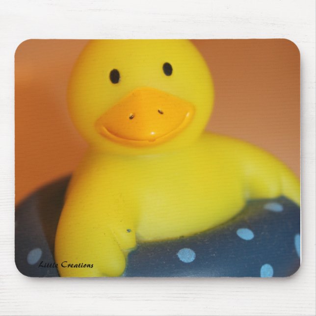 Smily Duckie Mouse Pad (Front)