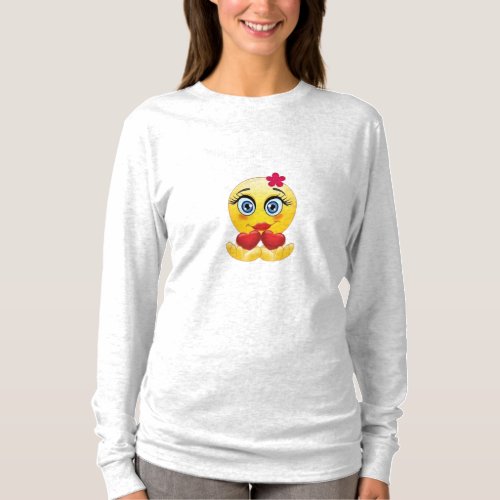 Smily face design T_Shirt 