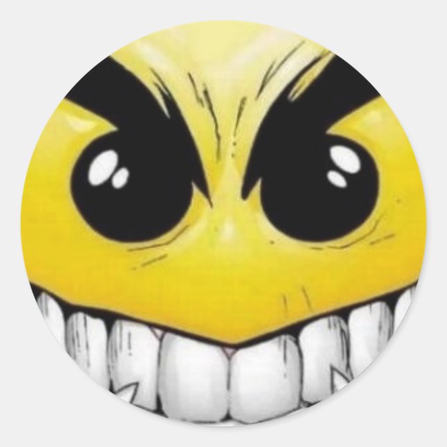 smily face sticker (Front)