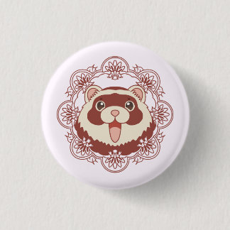 Smily Ferret Button