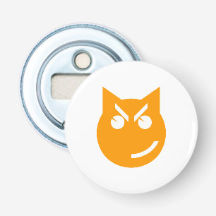Smirking Emoji Cat Bottle Opener