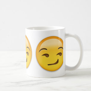 Smirking Face Emoji Coffee Mug