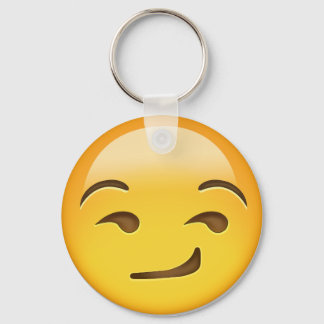 Smirking Face Emoji Keychain