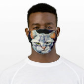 Smirky Cat face mask (Worn)